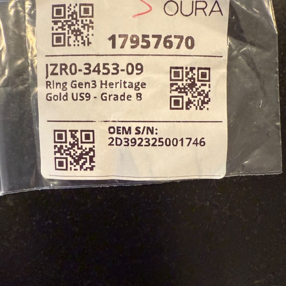 OURA RING Gen 3 - Picture 2 of 3